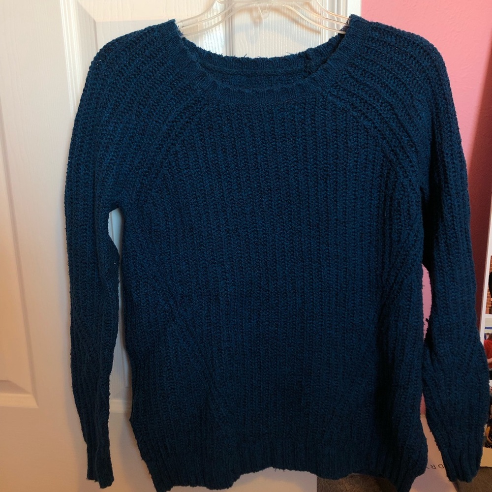 Blue sweater